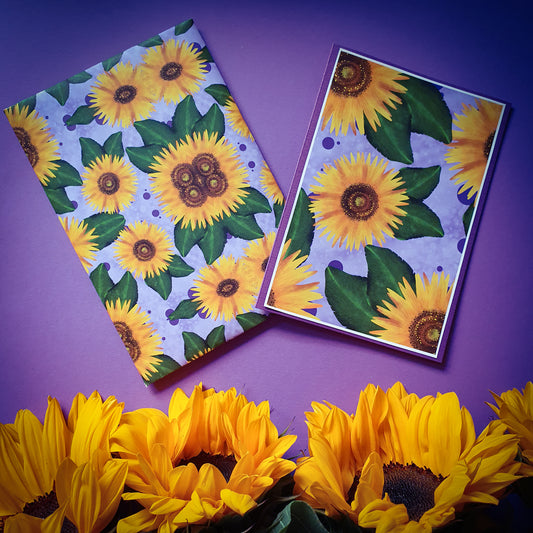 Folded card and matching envelope