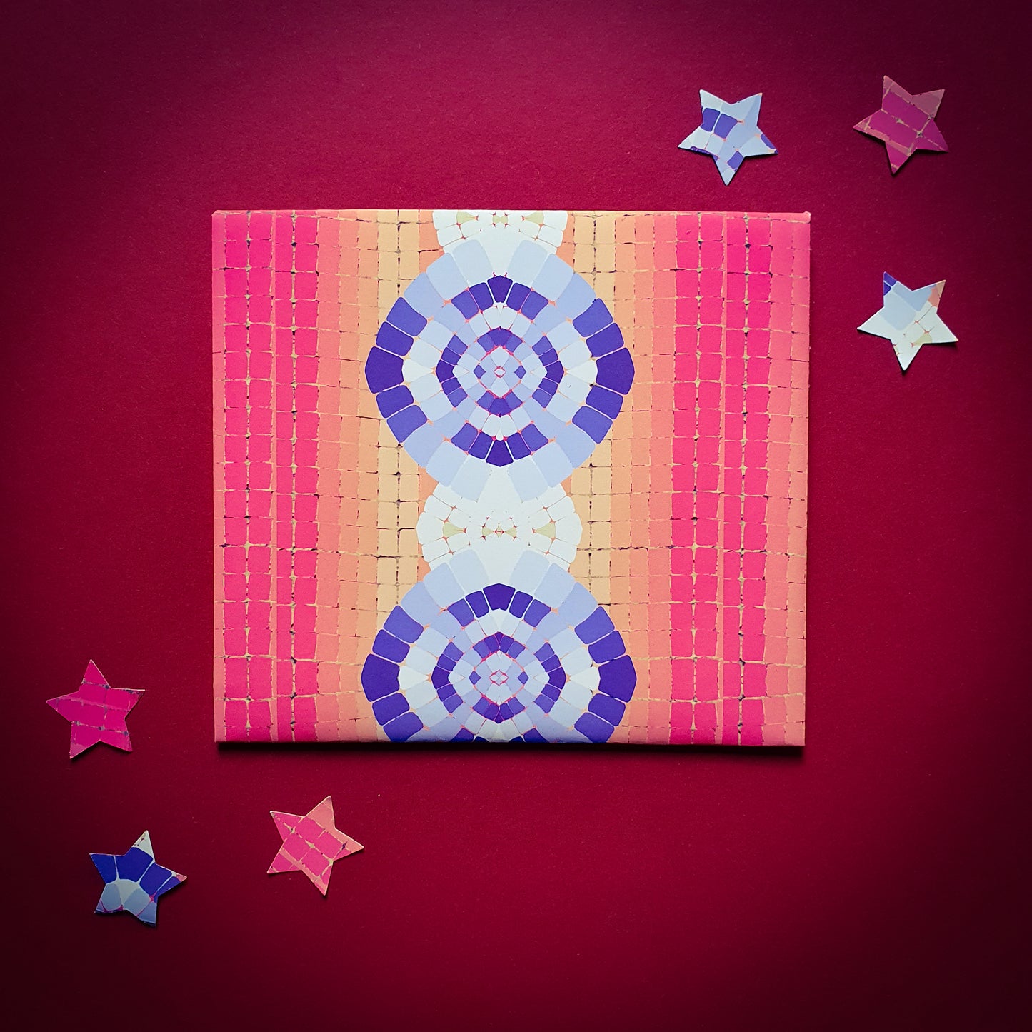 Folded card and matching envelope