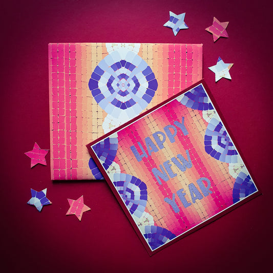 Folded card and matching envelope