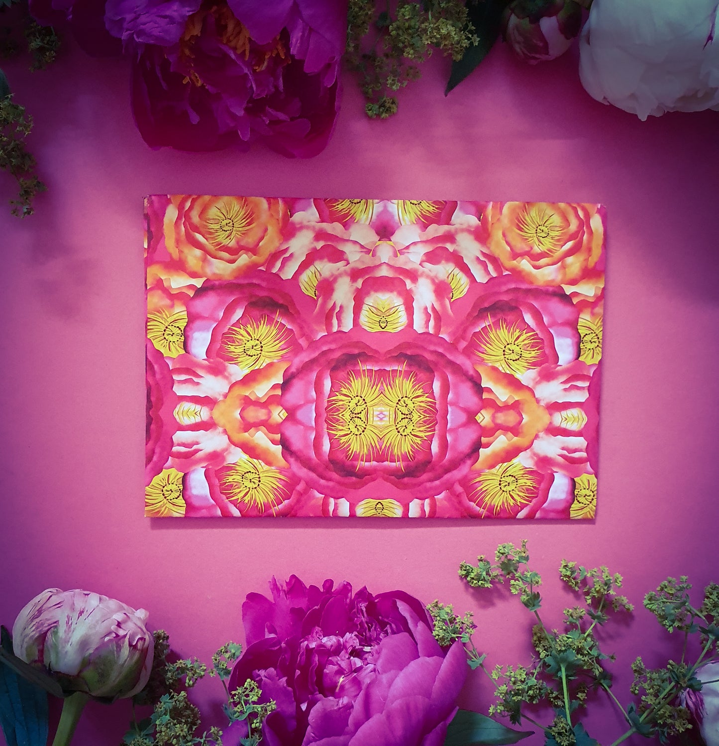Folded card and matching envelope