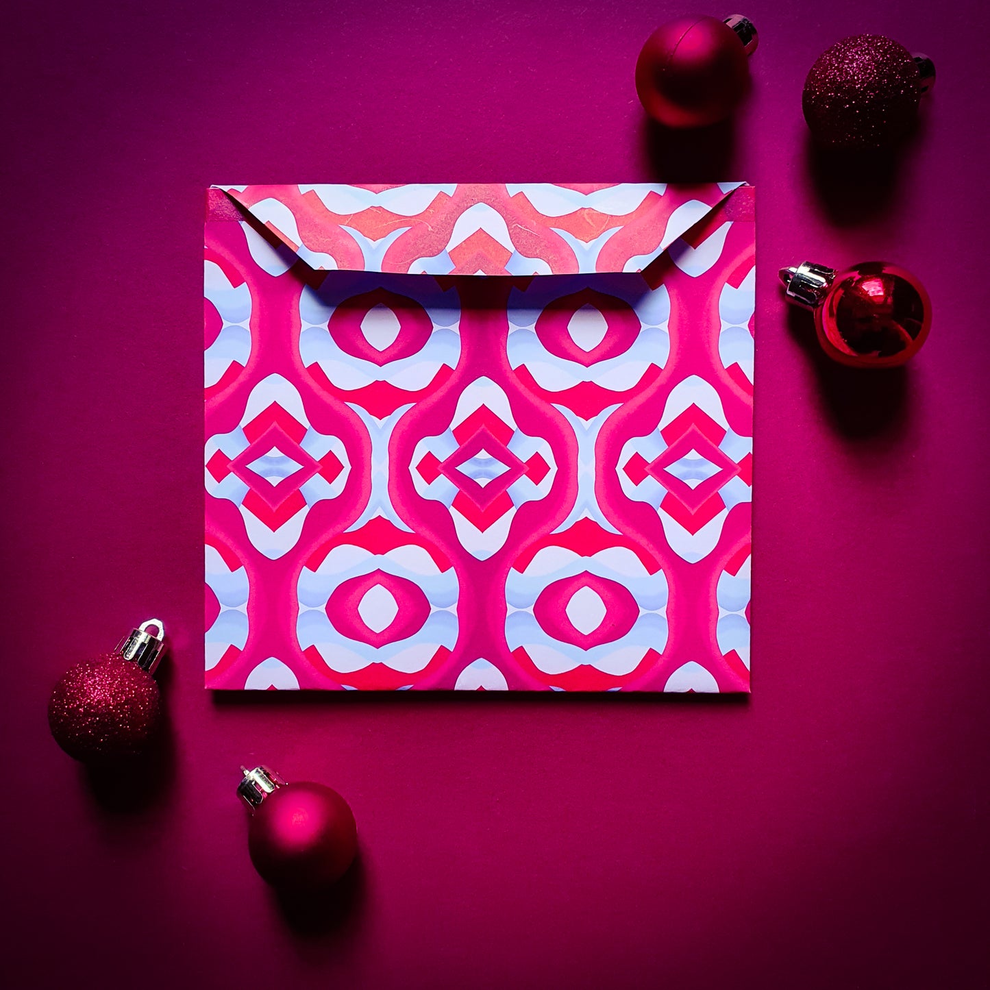Folded card and matching envelope